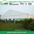 Large party tent with glass panel walls for 3000 people